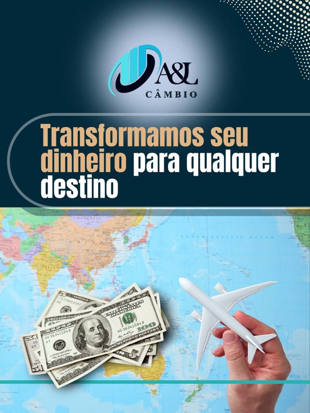 Transformamos seu dinheiro para qualquer destino!